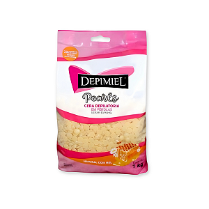 Cera Depilatória em Pérola Natural 1kg Depimiel