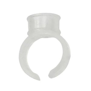Anel Porta Batoque Raso Branco