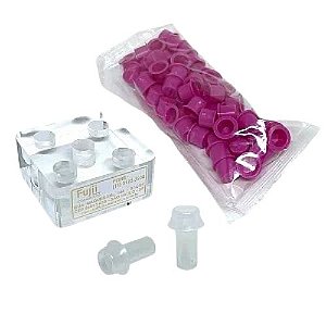 Kit Base Acrílica + 50 Batoques + Centro de base