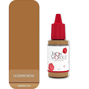 Pigmento Iron Works Castanho Médio 15ml