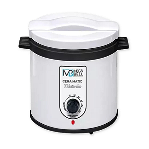 Aquecedor Cera Matic Titânio Preto Com Refil Mega Bell