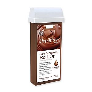 Cera Roll-on Chocolate 100g Depilflax