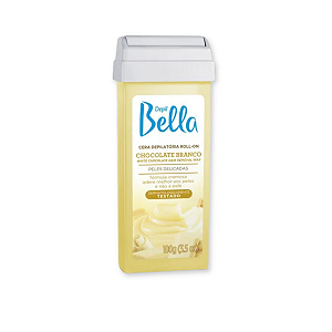 Cera Roll-on Chocolate Branco 100g Depil Bella