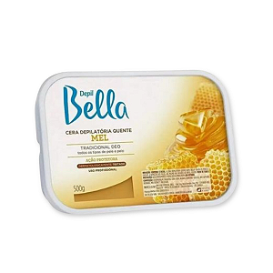 Cera Depilatória em Barra Mel 500g Depil Bella
