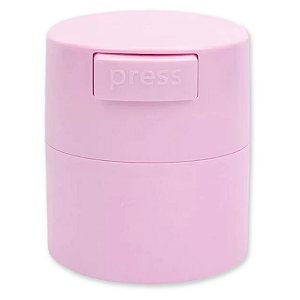 Pote Para Conservação de Cola de Cílios Rosa