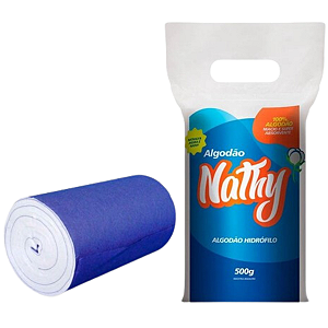 Algodão Rolo Hidrófilo 500g Nathy