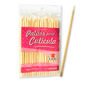 Palito Cutícula Estilo 100 Unidades