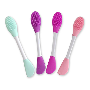 Escova Facial Com Espátula Arredondada