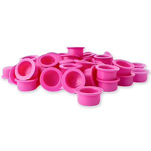 Batoque Raso Rosa 50 Unidades
