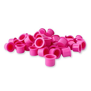 Batoque Fundo Rosa 50 Unidades