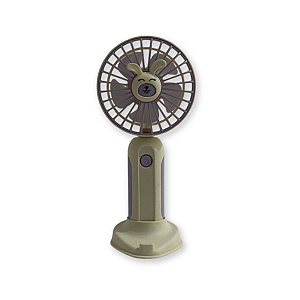 Mini Ventilador Portátil Coelho Lilás