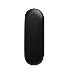 Estojo Porta Pinça Metalizado Preto