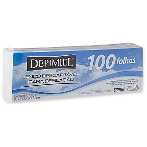 Lenço Descartável TNT 100 Unidades Depimiel
