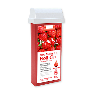 Cera Roll-on Morango 100g Depilflax