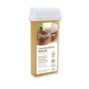 Cera Roll-on Coco 100g Depilflax
