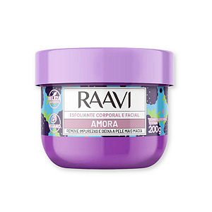 Esfoliante Corporal e Facial Amora 200g Raavi