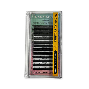 Cílios Nagaraku YY Volume Brasileiro Estojo Mix