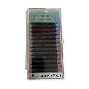 Cílios Nagaraku YY Volume Brasileiro 0.05D 15mm