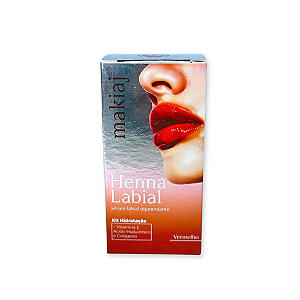Henna Labial Vermelho Makiaj
