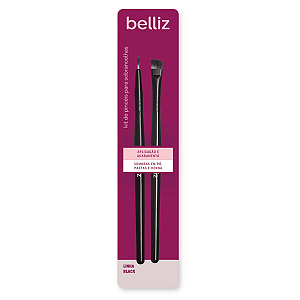 Kit Pincel Sobrancelha 2 Peças Ref.1006