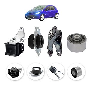 KIT completo calço coxim motor câmbio 2.0 Peugeot 307 308 C4