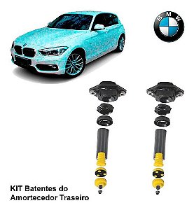 Par Kit amortecedor traseiro batente coifa com coxim BMW X1 - NL Peças  Automotivas