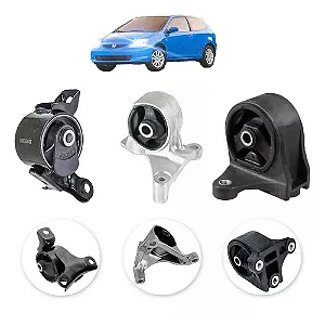 Kit 03 Coxim Calco Motor Câmbio Honda Civic 2001 A 2006 Man.