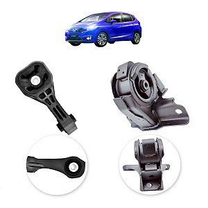 Kit Coxim Esquerdo e Cambio Honda New Fit Manual 2009 a 2014