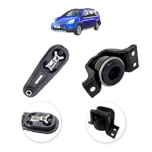 Kit 02 Coxim Calço Motor Cambio Nissan Sentra 2.0 2014-2020
