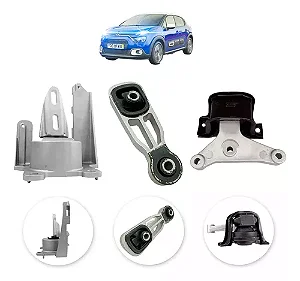 Kit completo 3 Coxim Calço Motor Cambio Citroen C3 1.5 12/18