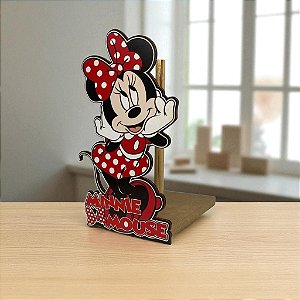 Suporte Porta Rolo Papel Toalha Decoração Minnie Cozinha