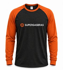 Camiseta Manga Longa SuperGasBras Grafite