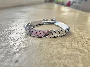 Pulseira Hematita Flexa Grande
