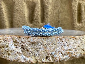 Pulseira Corda Dupla Azul