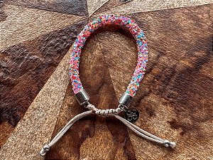 Pulseira Colorida Glitter