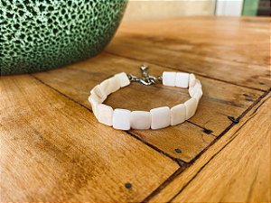 Pulseira Madrepérola Quadrados