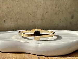 Pulseira Bracelete Tiffany Dourada