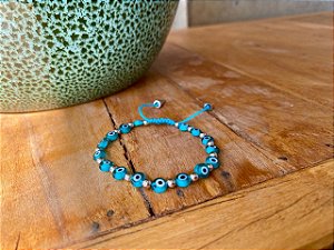 Pulseira de Olhos Gregos