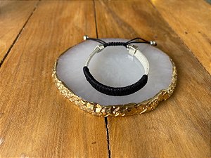 Pulseira Infantil Dourada Preta