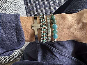 Kit de Pulseiras Verde