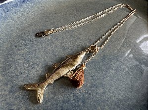 Colar Longo Sardinha Dourado