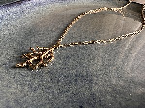 Colar Alga Dourado