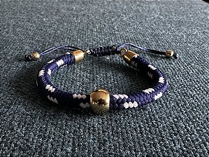 Pulseira Corda Náutica Azul-Marinho