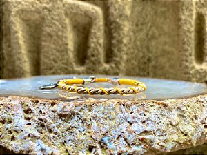 Pulseira Cordão de São Francisco Amarelo