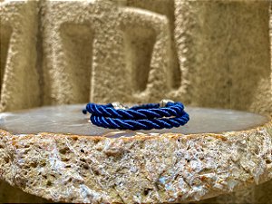 Pulseira Corda Dupla Azul-Marinho