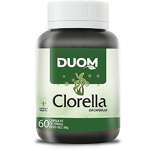 CLORELLA 500MG 60 CÁPSULAS DUOM