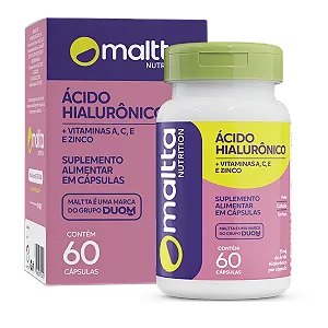 ÁCIDO HIALURÔNICO+VITAMINAS 60 CÁPSULAS MALTTA