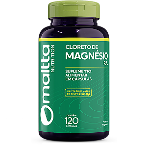 CLORETO DE MAGNÉSIO PA 120 CÁPSULAS 500MG MALTTA