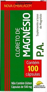 CLORETO DE MAGNÉSIO PA 100 CÁPSULAS MEDINAL