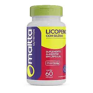 LICOPENO C/ SELÊNIO 60 CÁPSULAS 500MG MALTTA
